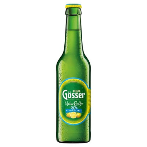 Gösser Natur-Radler 0,0% alkoholfrei 6x0,33l Gösser Natur-Radler 0,0% alkoholfrei 6x0,33l