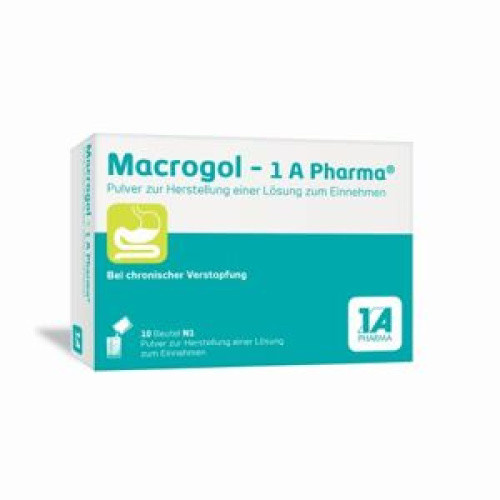 Macrogol - 1 A Pharma Plv.z.Her.e.Lsg.z.Einnehmen Macrogol - 1 A Pharma Plv.z.Her.e.Lsg.z.Einnehmen