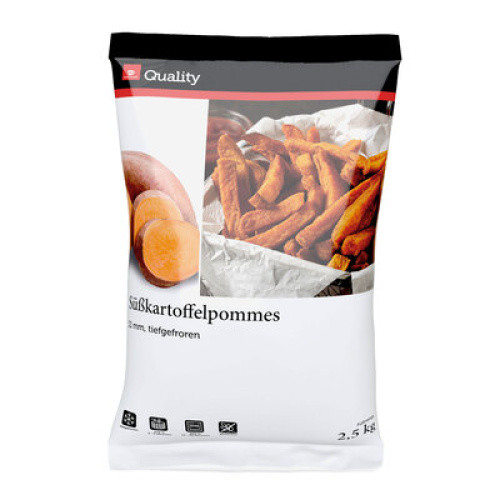 Süßkartoffel-Pommes TK 2,5kg Süßkartoffel-Pommes TK 2,5kg