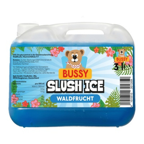 Bussy Slush Sirupkonzentrat Waldfrucht 3l Bussy Slush Sirupkonzentrat Waldfrucht 3l