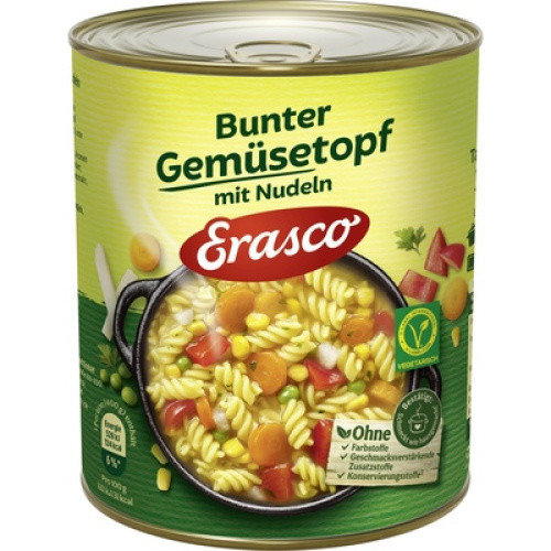 Erasco Bunter Gemüsetopf 800g Erasco Bunter Gemüsetopf 800g