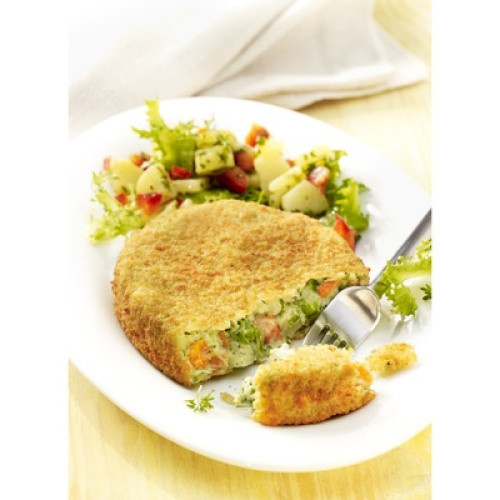 Vegane Gemüse-Knusperfrikadelle TK 40xca.180g Vegane Gemüse-Knusperfrikadelle TK 40xca.180g