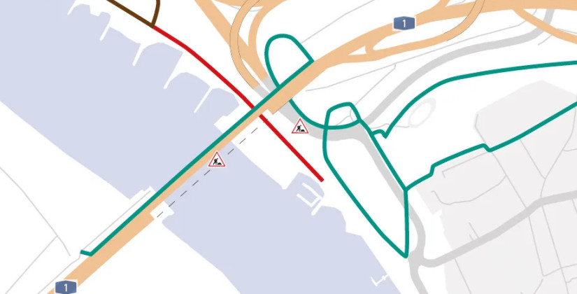 Durch die neue Übergangsstelle verkürzt sich der bisherige Umleitungsweg um rund 700 Meter