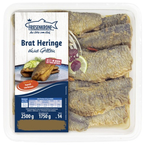 Brathering ohne Gräten frisch 2,5kg Brathering ohne Gräten frisch 2,5kg