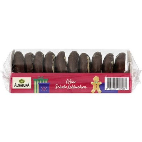 Bio Mini Schoko Lebkuchen 140g Bio Mini Schoko Lebkuchen 140g