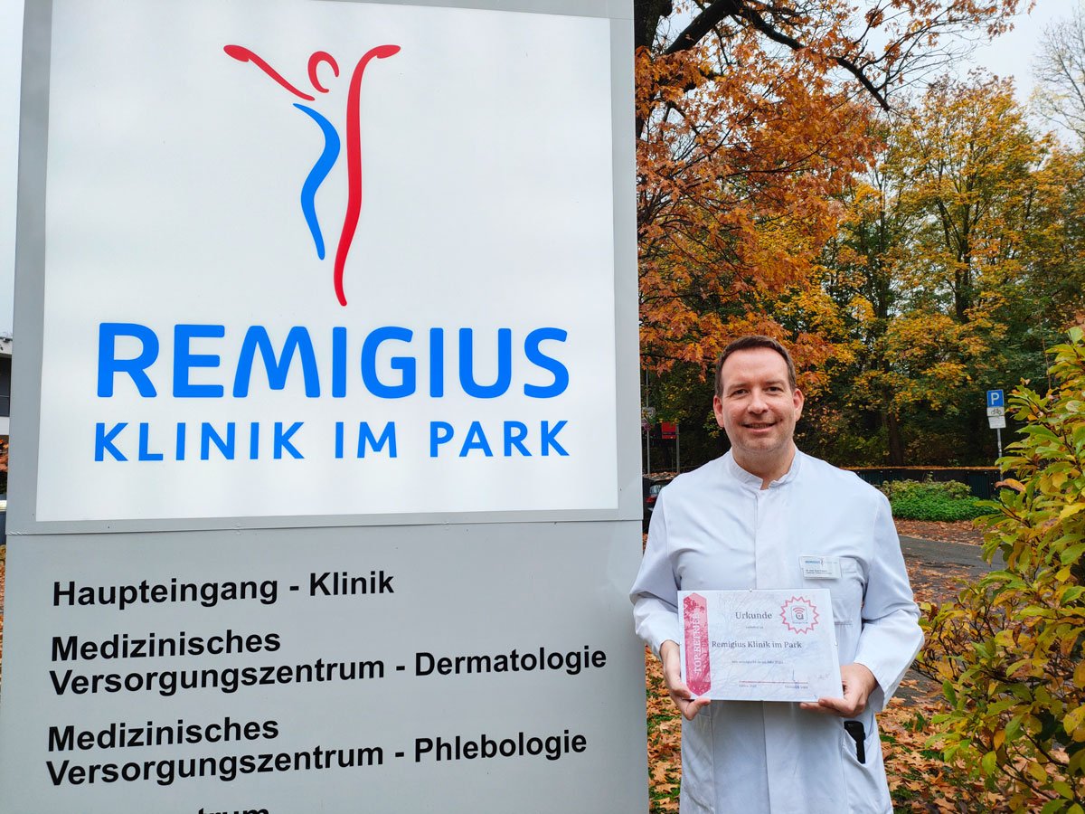 Die Remiguis Klinik im Park in Hilden ist anzeiger24.de Top-Betrieb 2025