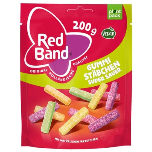 Gummi Stäbchen super sauer 200g Gummi Stäbchen super sauer 200g