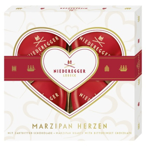 Niederegger Marzipan Herzen 50g Niederegger Marzipan Herzen 50g
