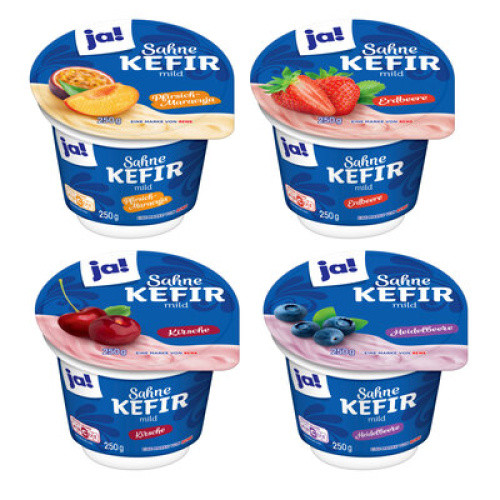 Ja! Sahne Kefir 10% Fett frisch 250g Ja! Sahne Kefir 10% Fett frisch 250g