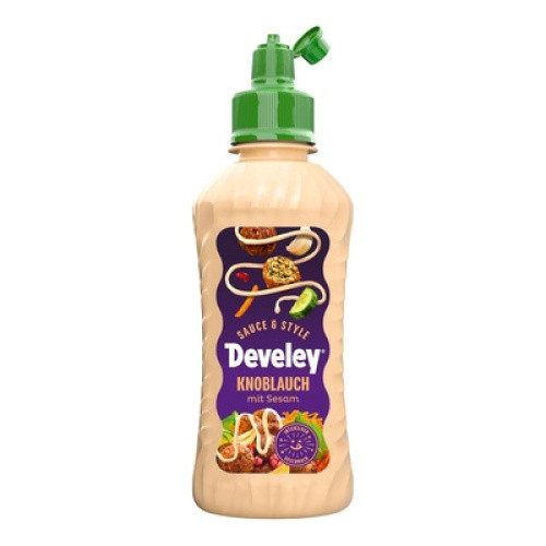Sauce & Style Knoblauch mit Sesam vegetarisch 225ml Sauce & Style Knoblauch mit Sesam vegetarisch 225ml