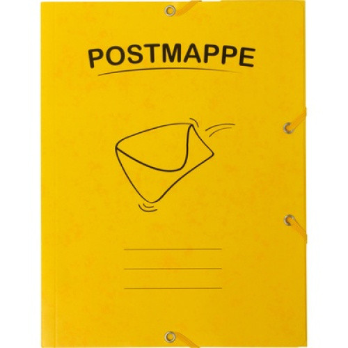 Postmappe DIN A4 Karton gelb Postmappe DIN A4 Karton gelb