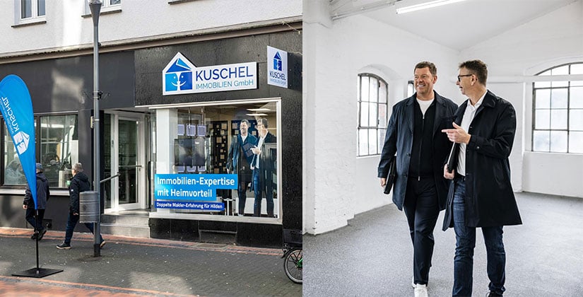 Die Experten Stefan Jäger, Holger Keil, Andreas Dora und Adriano Sinicropi: Fachkompetente Beratung rund ums Wohneigentum