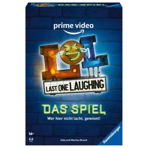 Last One Laughing, Partyspiel zur bekannten Comedy-Show. 3, 8 Spieler ab 14 Jahren versuchen, Mitspi Last One Laughing, Partyspiel zur bekannten Comedy-Show. 3, 8 Spieler ab 14 Jahren versuchen, Mitspi