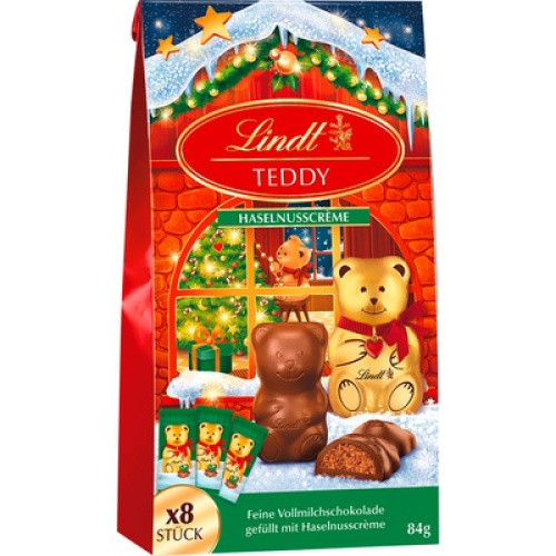 Teddy gefüllt Nusscreme 84g Teddy gefüllt Nusscreme 84g