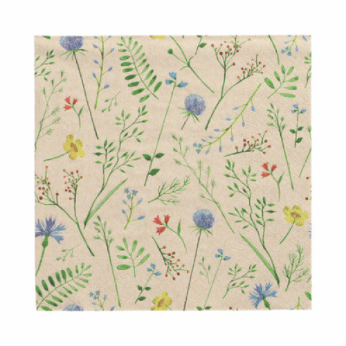 Servietten Sommaräng 33x33cm 3lg. 1/4-Falz 20St Servietten Sommaräng 33x33cm 3lg. 1/4-Falz 20St