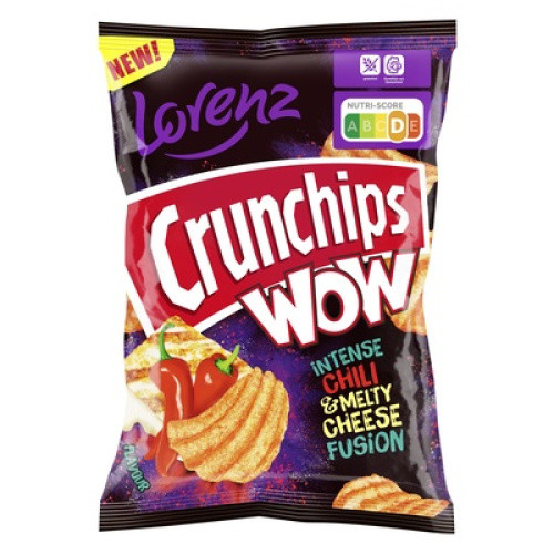 Crunchips WOW Chili und Melty Cheese 110g Crunchips WOW Chili und Melty Cheese 110g