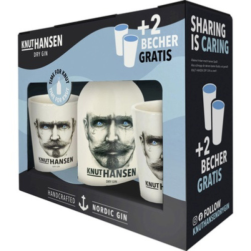Knut Hansen Gin Geschenkpackung 0,5L Knut Hansen Gin Geschenkpackung 0,5L