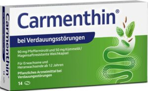 Carmenthin bei Verdauungsstörungen Weichkapsel Carmenthin bei Verdauungsstörungen Weichkapsel