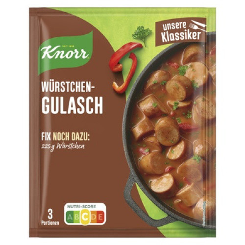 Knorr Fix Würstchen Gulasch 44g Knorr Fix Würstchen Gulasch 44g