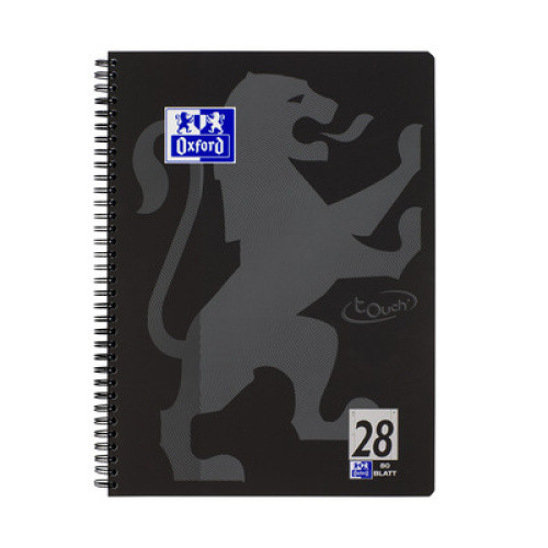 Touch Collegeblock A4+ L28 schwarz 80 Blatt Optik Paper 1St Touch Collegeblock A4+ L28 schwarz 80 Blatt Optik Paper 1St