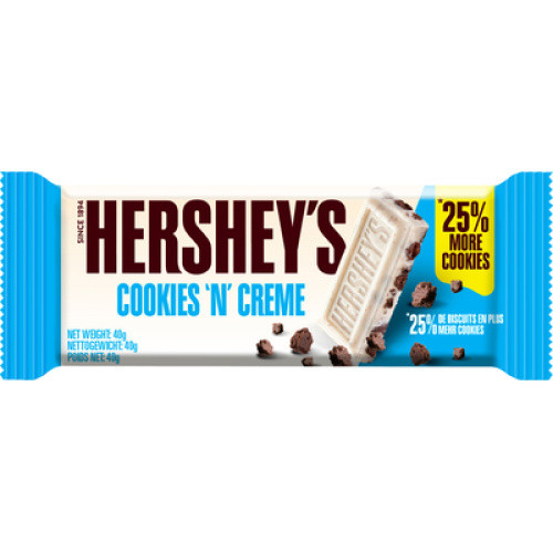 Hershey´s Cookies´n´Creme 40g Hershey´s Cookies´n´Creme 40g