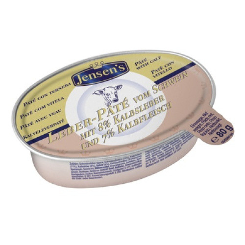 Jensen Kalbsleber Pastete 80g Jensen Kalbsleber Pastete 80g