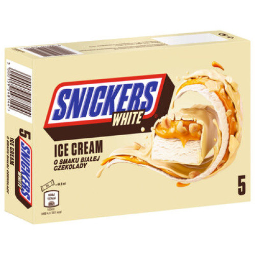 Snickers White Ice Cream TK 5x40,8g Snickers White Ice Cream TK 5x40,8g