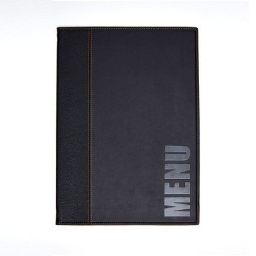 Trendy A4 Speisekarte Schwarz 1St Trendy A4 Speisekarte Schwarz 1St