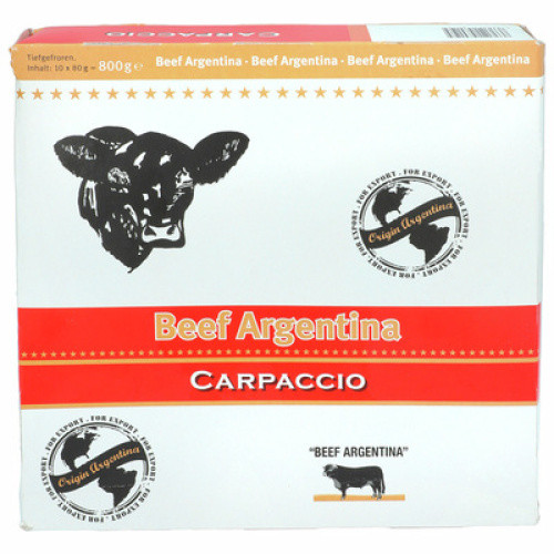 Beef Argentina Carpaccio TK 80g Beef Argentina Carpaccio TK 80g