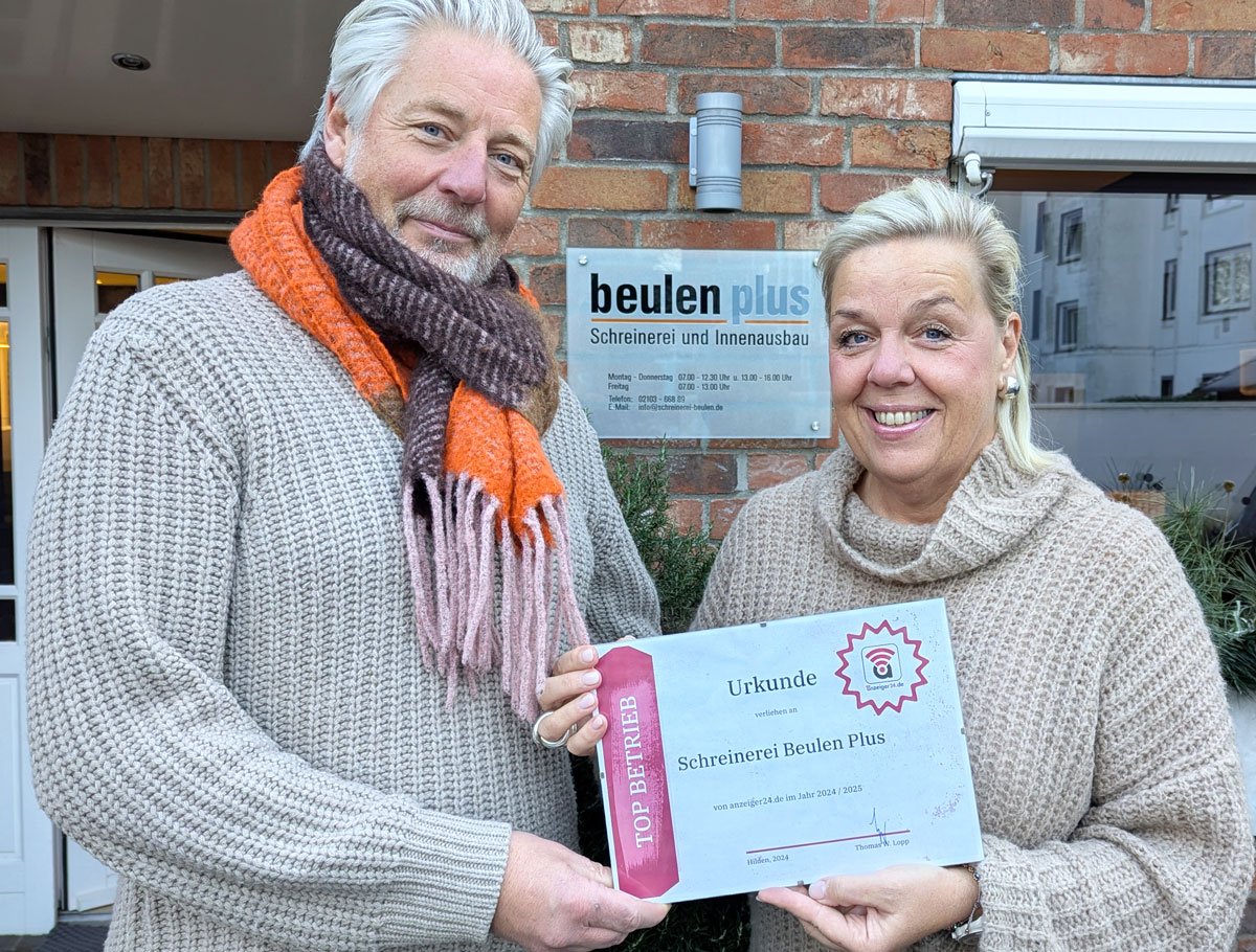 Beulen-Urkunde-Top-Betrieb