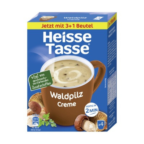 Heiße Tasse Waldpilz Creme 4x16,4g Heiße Tasse Waldpilz Creme 4x16,4g