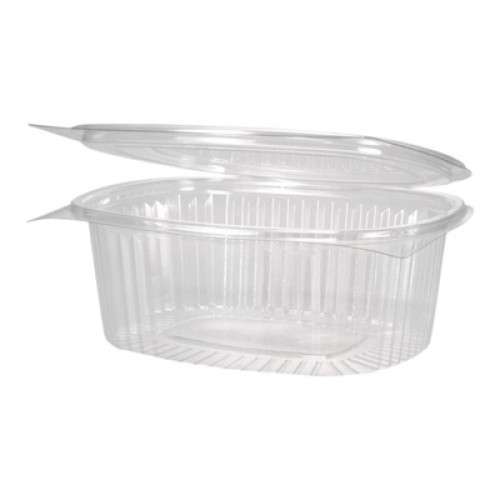 Salatschale D05 mit Deckel aus PET oval klar 50 Stück Salatschale D05 mit Deckel aus PET oval klar 50 Stück