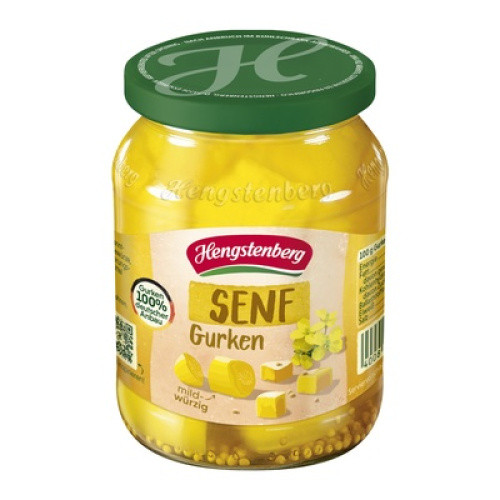 Hengstenberg Senfgurken 370ml Hengstenberg Senfgurken 370ml