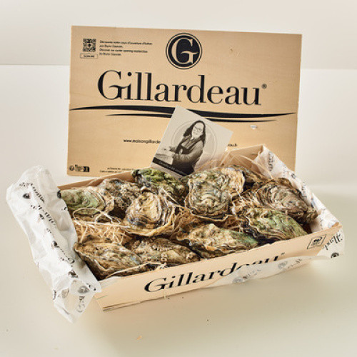 Austern Spéciale Gillardeau M Nr.3 frisch 12St Austern Spéciale Gillardeau M Nr.3 frisch 12St