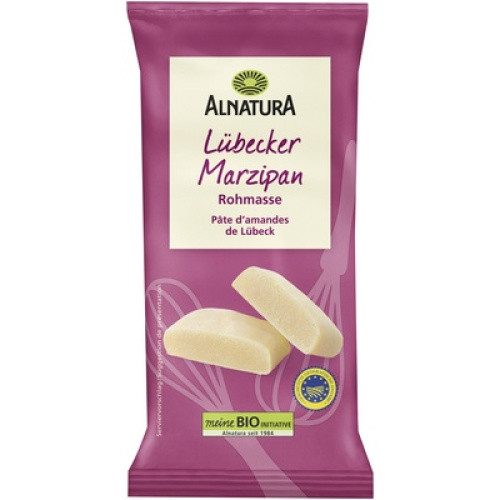 Bio Lübecker Marzipan Rohmasse vegan 200g Bio Lübecker Marzipan Rohmasse vegan 200g