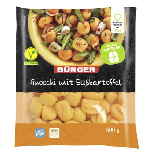 Gnocchi Süsskartoffel frisch 500g Gnocchi Süsskartoffel frisch 500g