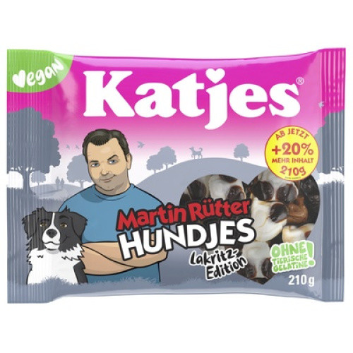Hundjes Lakritz vegan 210g Hundjes Lakritz vegan 210g
