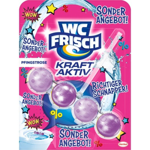 WC Frisch Kraft Aktiv Duftspüler Pfingstrose 50g WC Frisch Kraft Aktiv Duftspüler Pfingstrose 50g