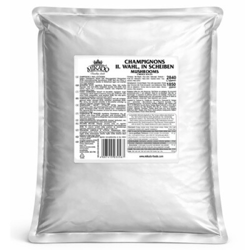 Champignons 2. Wahl geschnitten 2840ml Champignons 2. Wahl geschnitten 2840ml