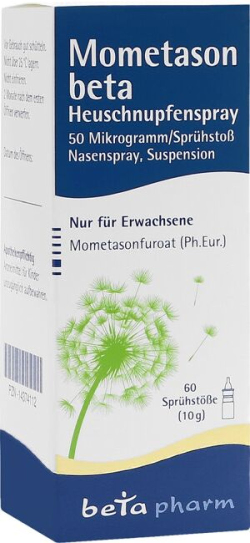Mometason beta Heuschnupfenspray 50 ug/Sp. 60 Sp. Mometason beta Heuschnupfenspray 50 ug/Sp. 60 Sp.