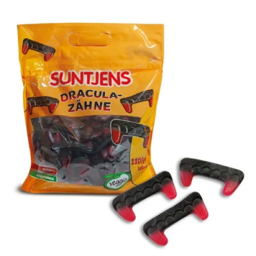 Dracula-Zähne Veegie Fruchtgummi 1100g Dracula-Zähne Veegie Fruchtgummi 1100g