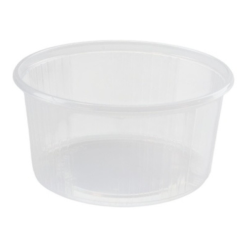 Verpackungsbecher klar rund Höe 50mm 250 ml 100St Verpackungsbecher klar rund Höe 50mm 250 ml 100St