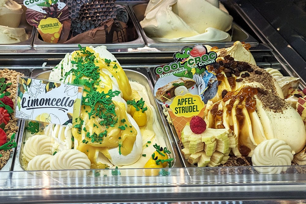 De leckersten Eissorten gibt es in der Eisdiele CoolCroc in Hilden und Solingen, zum Beispiel mit Geschmack Limoncello