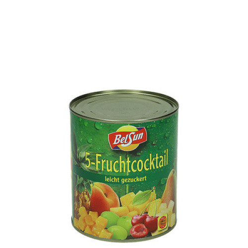 5-Fruchtcocktail leicht gezuckert 850ml 5-Fruchtcocktail leicht gezuckert 850ml