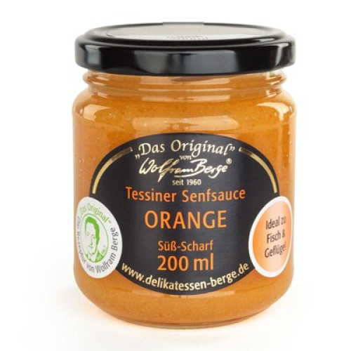 Tessiner Orangen-Senfsauce 200g Tessiner Orangen-Senfsauce 200g