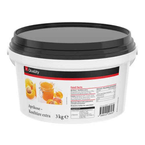 Transgourmet Quality Konfitüre Extra Aprikose 3kg Transgourmet Quality Konfitüre Extra Aprikose 3kg