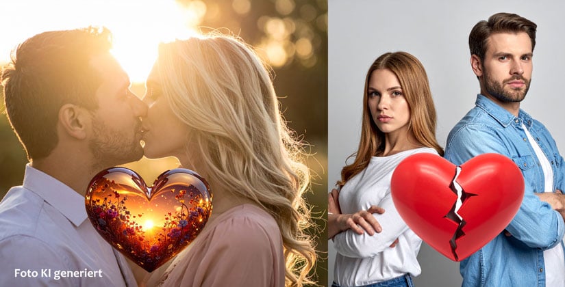 Küssen oder Krise? Was wirklich verrät, ob die Liebe noch hält
