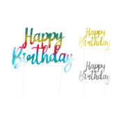Papier-Tortenstecker HAPPY BIRTHDAY Papier-Tortenstecker HAPPY BIRTHDAY