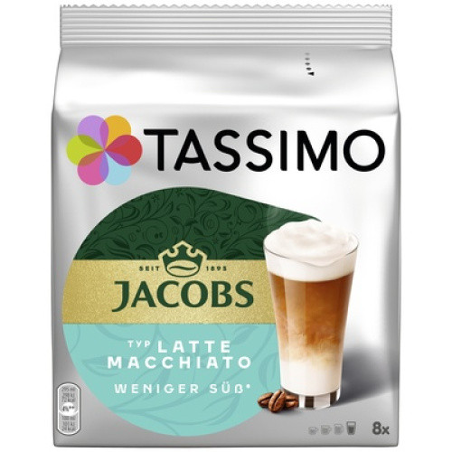Tassimo Latte Macchiato weniger süß 8+8er Tassimo Latte Macchiato weniger süß 8+8er