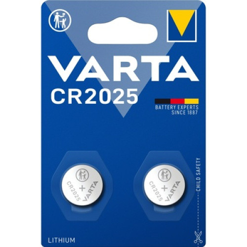 Varta KNOPFZELLE CR2025 2ER Varta KNOPFZELLE CR2025 2ER